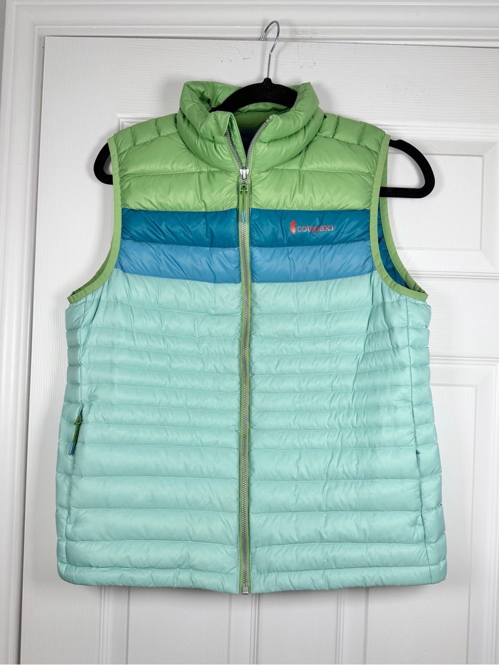 Cotopaxi Women's M • Blue Fuego Down Puffer Vest Outdoors Fall Gorpcore.